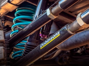 Off-road vehicle suspension and drivetrain components